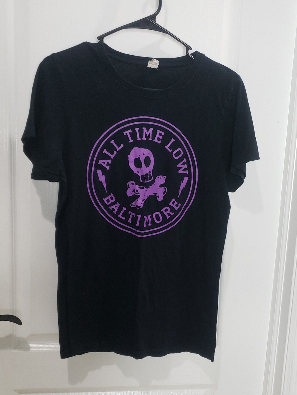 All Time Low Rock Band Purple & Black T-Shirt Size XL